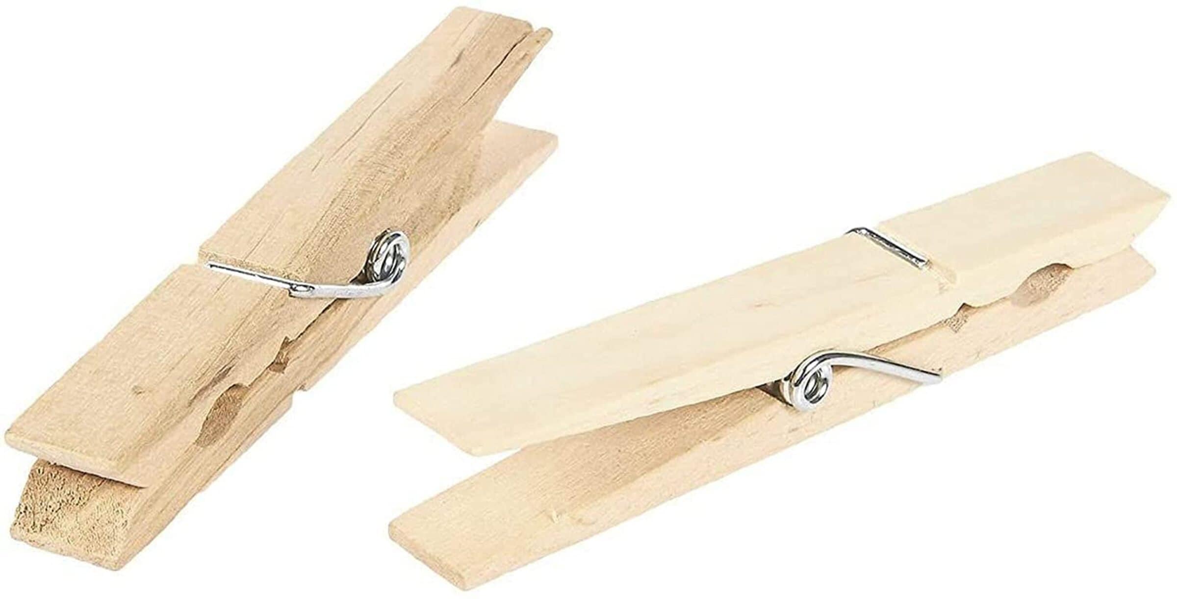 100 Pack Large Wooden Clothespins 4 x 0.5 Inches Etsy