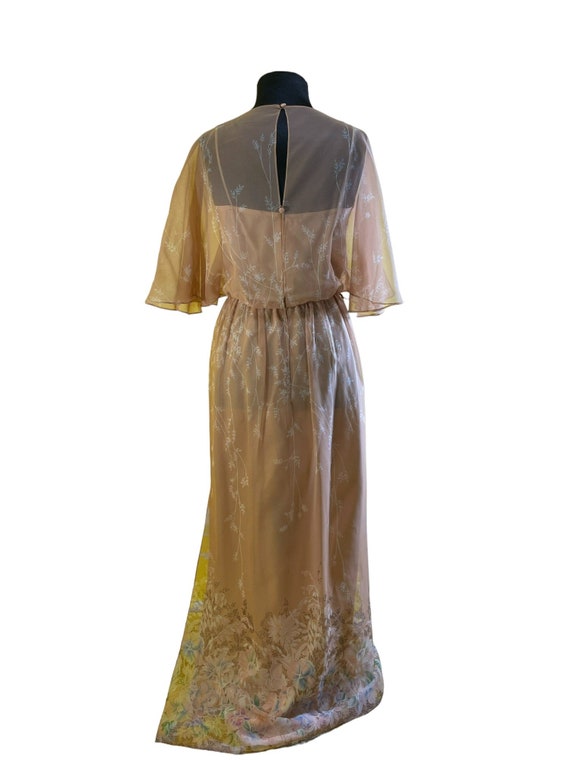 Vintage Jerry Silverman By Saulino 7541 Maxi Gown… - image 2