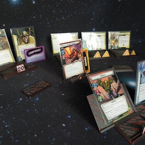 Marvel-Champions-LCG-Kompatibeles Solo-Set von Kartenständern