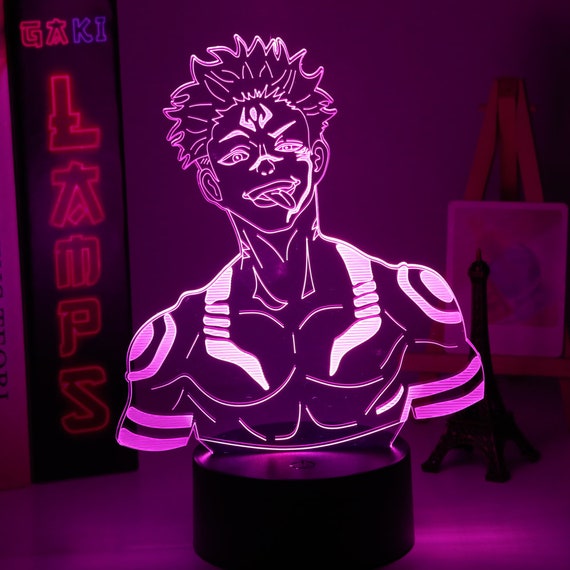 Sukuna Jujutsu Kaisen Anime Light Etsy Sukuna Jujutsu Kaisen Anime Light Etsy