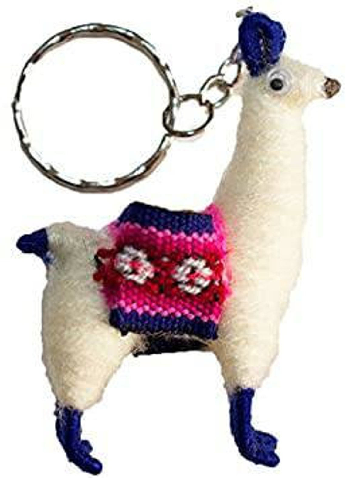 Llama keychain handmade in Peru. 2 inches tall. Single or Etsy