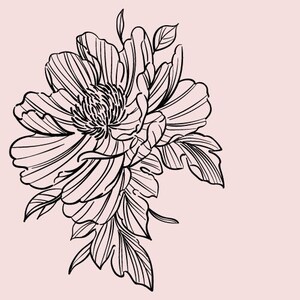Wall art flower