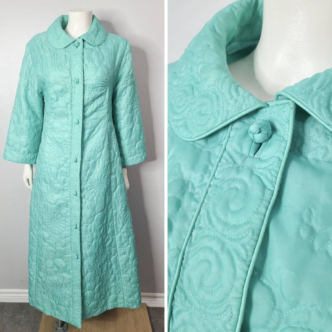 1960s quilted housecoat Clearance