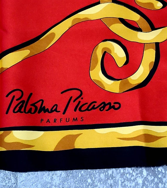 Vintage Paloma Picasso Scarf, 1980s Picasso Scarf… - image 6