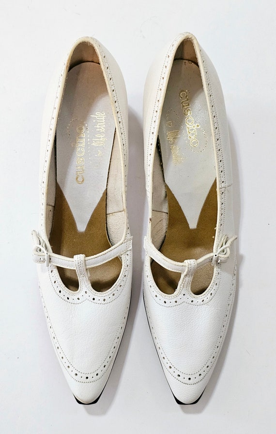 White oxford heels cheap