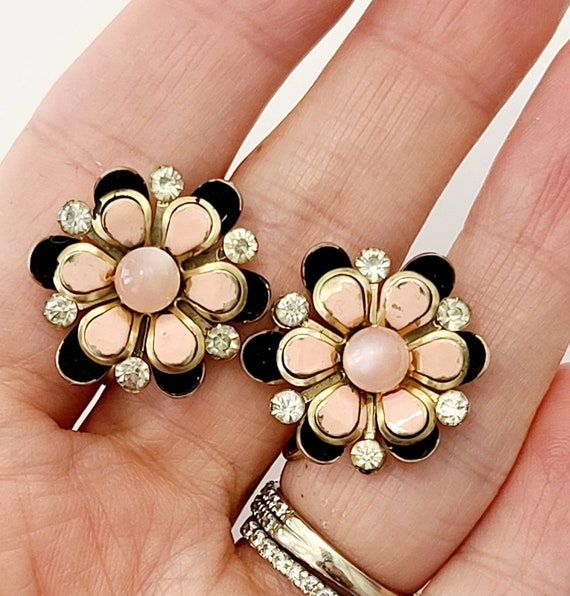 Vintage Eisenberg Earrings, 1940s Eisenberg Earri… - image 1