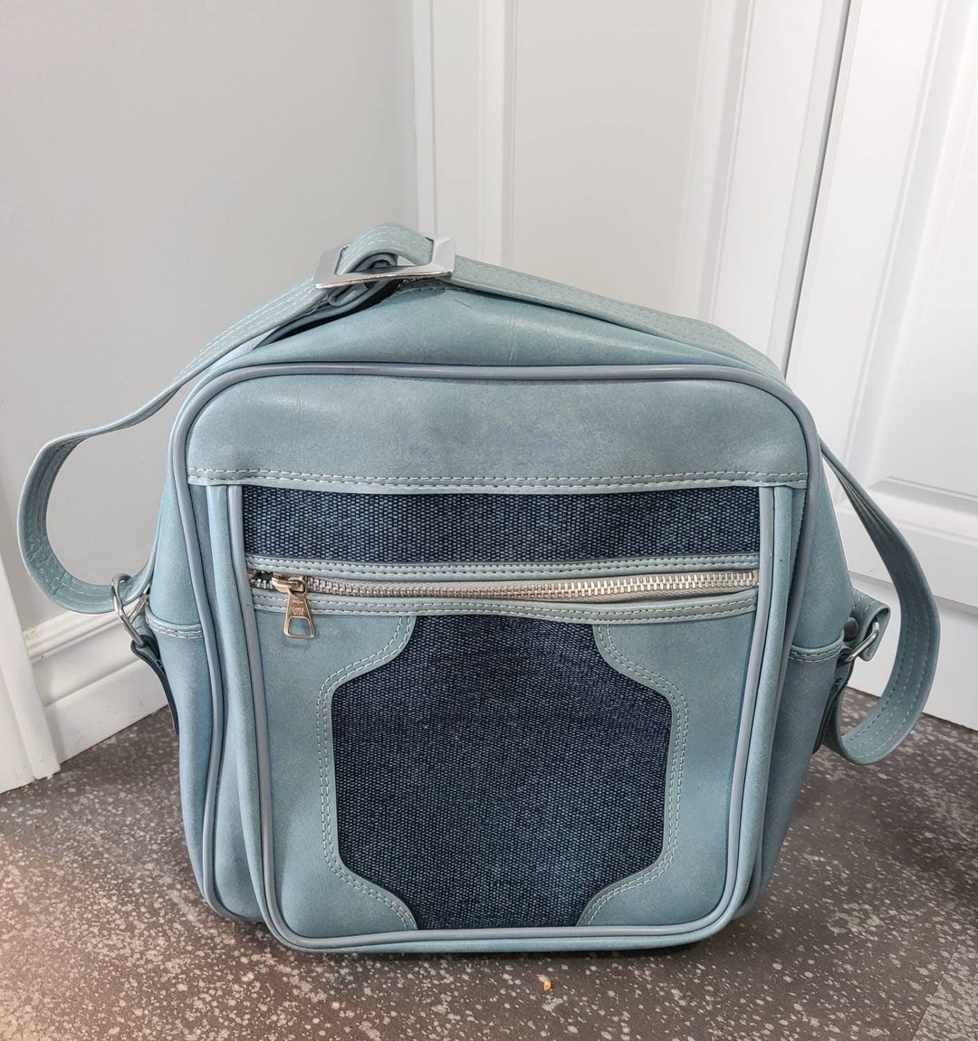 Vintage Luggage Bag 1970s Carry on Luggage Bag Cross Body - Etsy