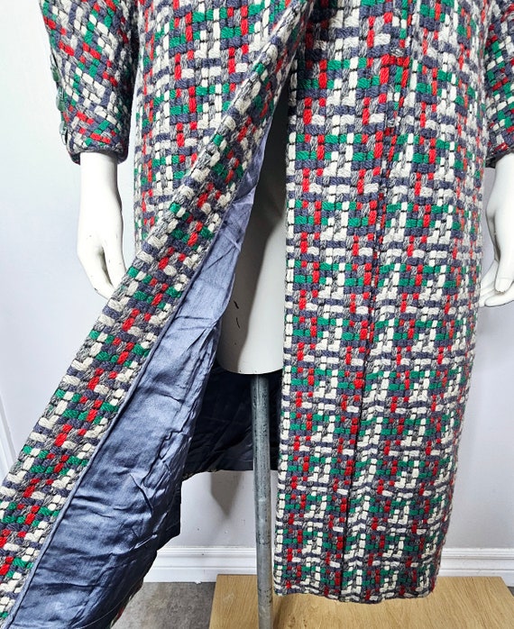 Vintage Christmas Coat, 1950s/1960s Holiday Coat,… - image 7