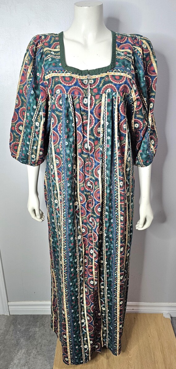 Vintage 1970s Krist Gudnason Dress, 70s/80s Kaftan Vintage 1970s Krist Gudnason Dress, 70s/80s Kaftan