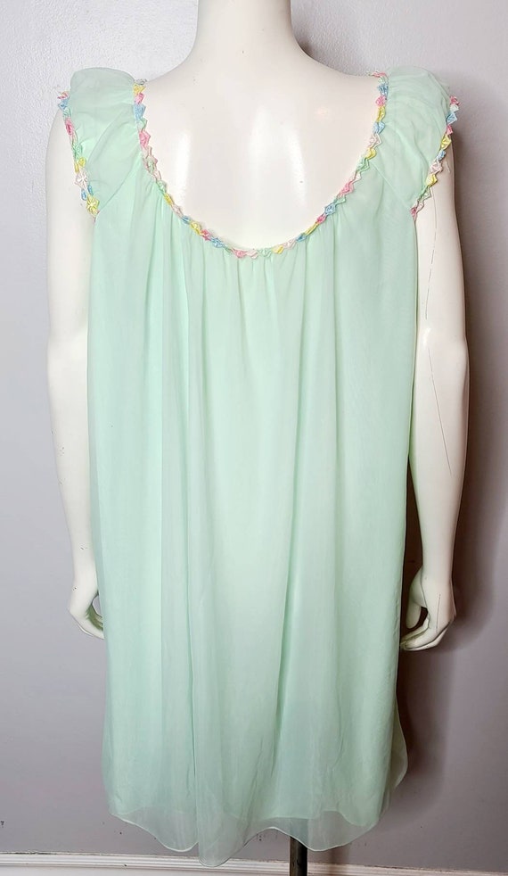 1960s Vintage Chiffon Nightgown, 60s Nightgown, Mint … - Gem