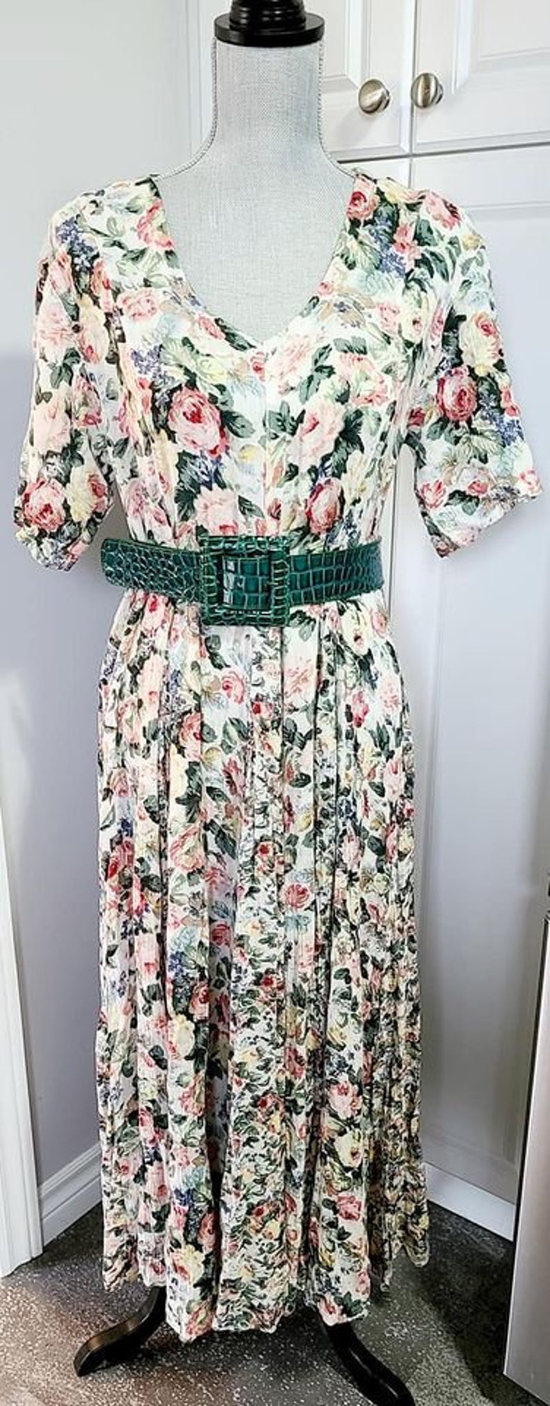 vintage laura ashley maxi dress