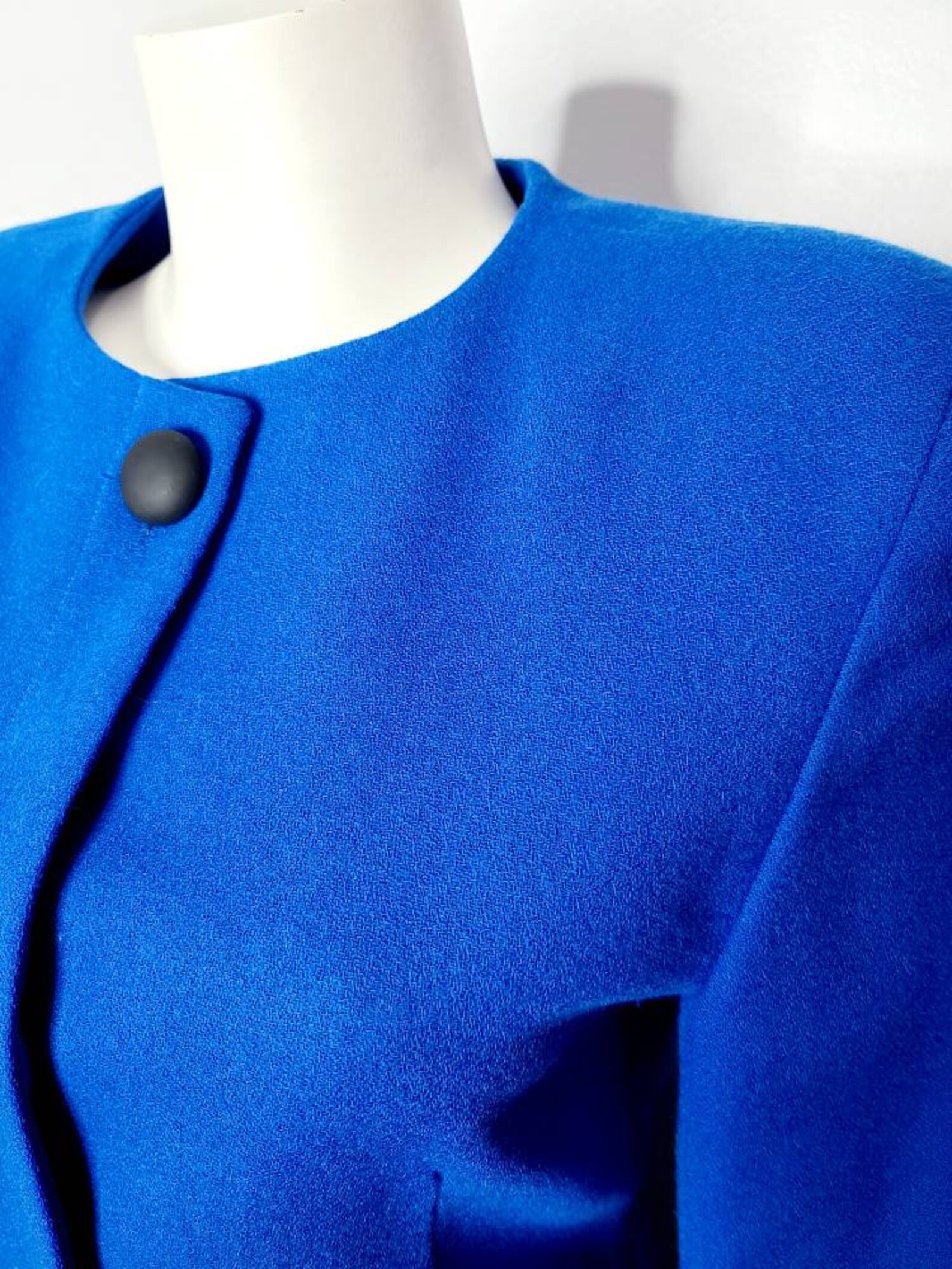 Vintage Christian Dior Suit 1980s Dior Skirt Suit Blue Suit Etsy