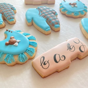 Baby Shower Cookie Set / Suikerkoekjes