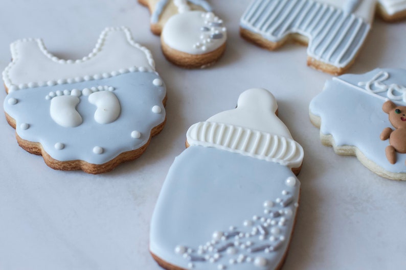 Baby Shower Cookie Set / Baby Boy image 1