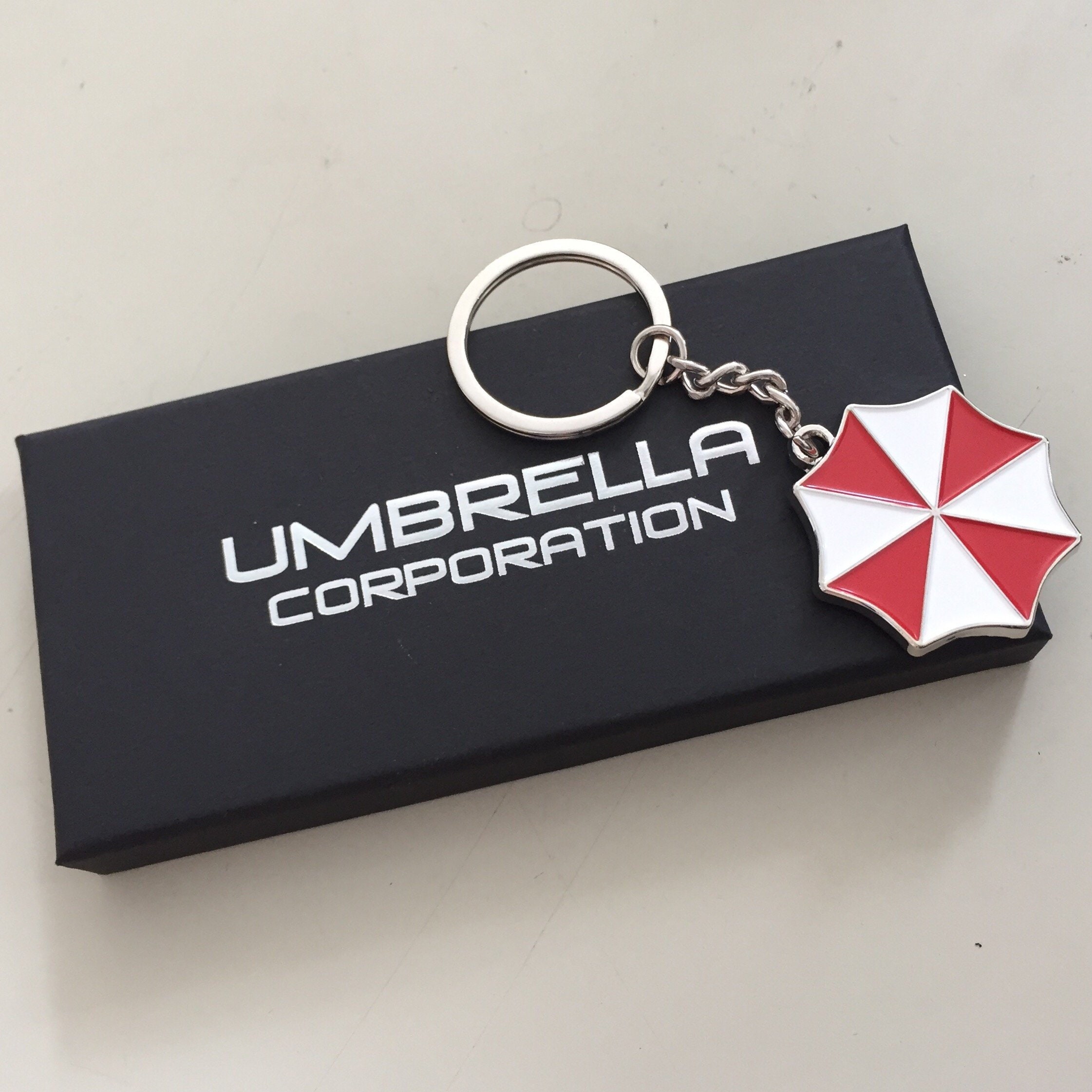 Umbrella Corporation Key Chain Umbrella Corporation Car Key Etsy