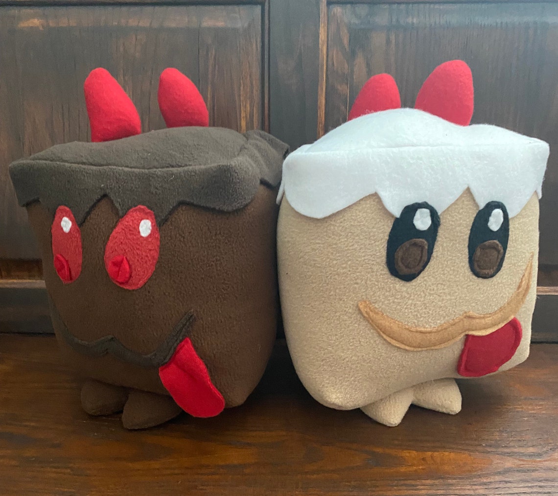 Adorable choco or vanilla hound cake hounds cosplay plushie Etsy