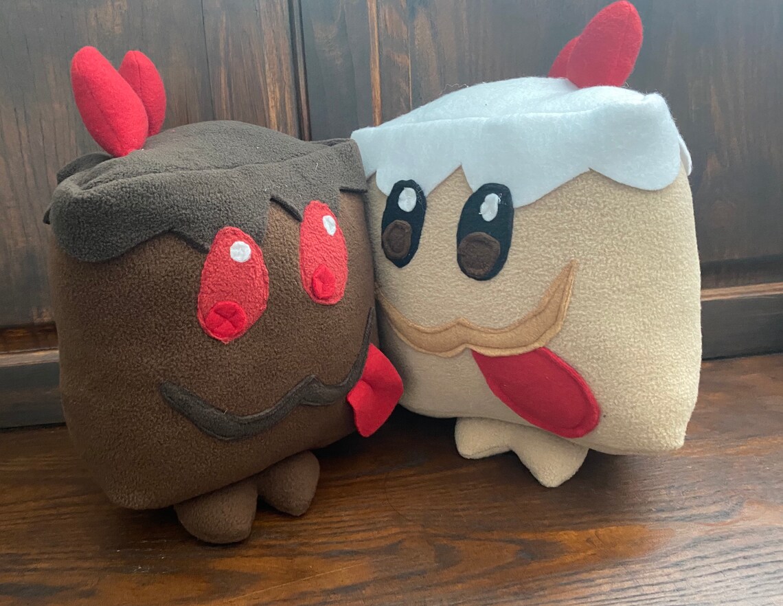 Adorable choco or vanilla hound cake hounds cosplay plushie Etsy