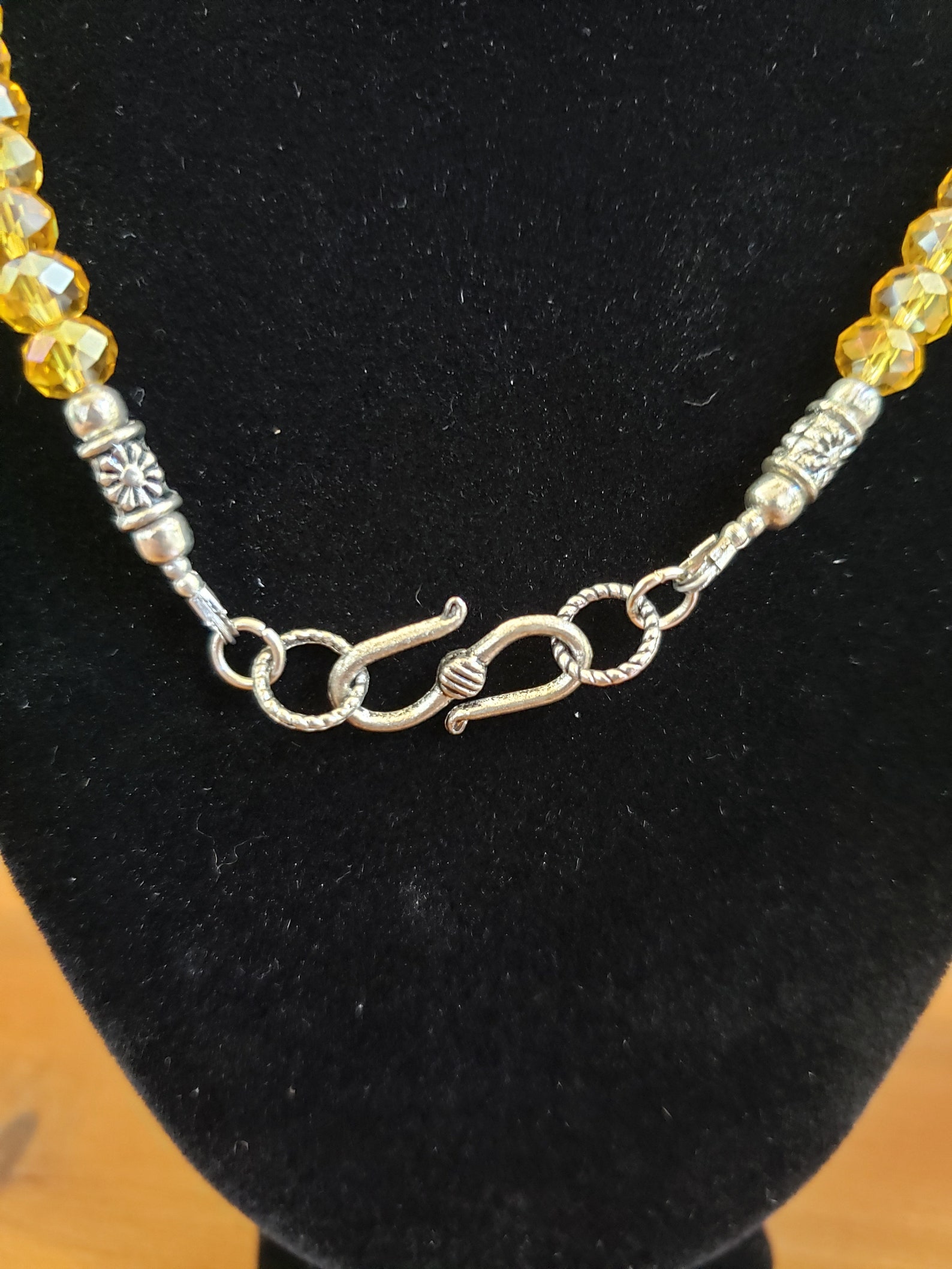 Yellow Necklace and Earrings Set Etsy UK