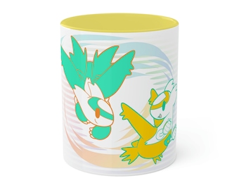 ラティアス＆ラティオス ポケモン風ちびマグカップ - Etsy 日本