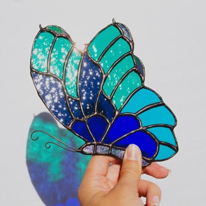 Butterfly Stained Glass Pattern Download, Beginner Stained Glass Pattern, Stained Glass Pattern Digital Download,
