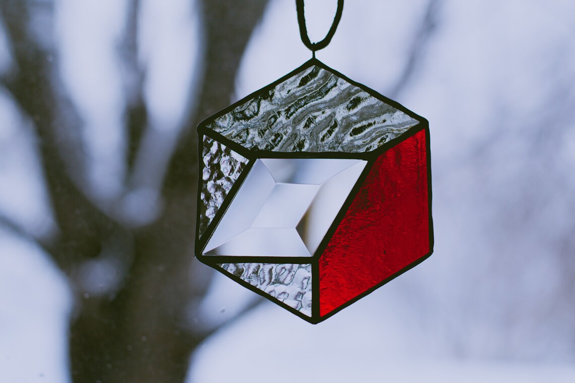 Stained Glass Suncatcher Pattern Download Beginner Stained Etsy