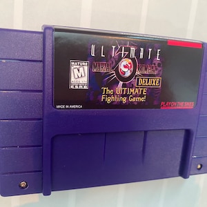 Ultimate Mortal Kombat 3 Deluxe - For Super Nintendo SNES NTSC English USA