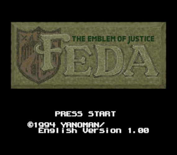 FEDA正義の紋章 FEDA: 正義の紋章 - スーパーファミコン SNES NTSC 英語版