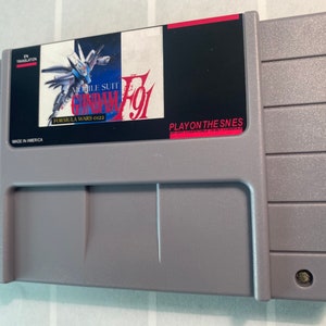 Mobile Suit Gundam F91: Formula Wars 0122 - For Super Nintendo SNES NTSC English