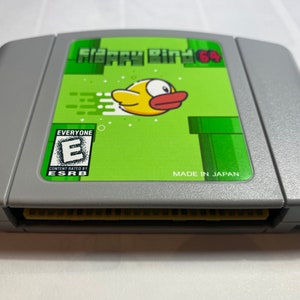 Flappy Bird 64 - Nintendo 64 N64 - USA English - Expansion pak REQUIRED!