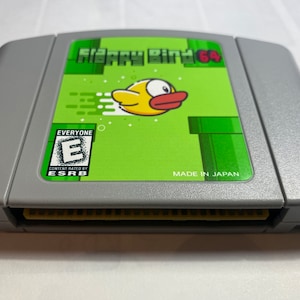 Flappy Bird 64 - Nintendo 64 N64 - USA English - Expansion pak REQUIRED!