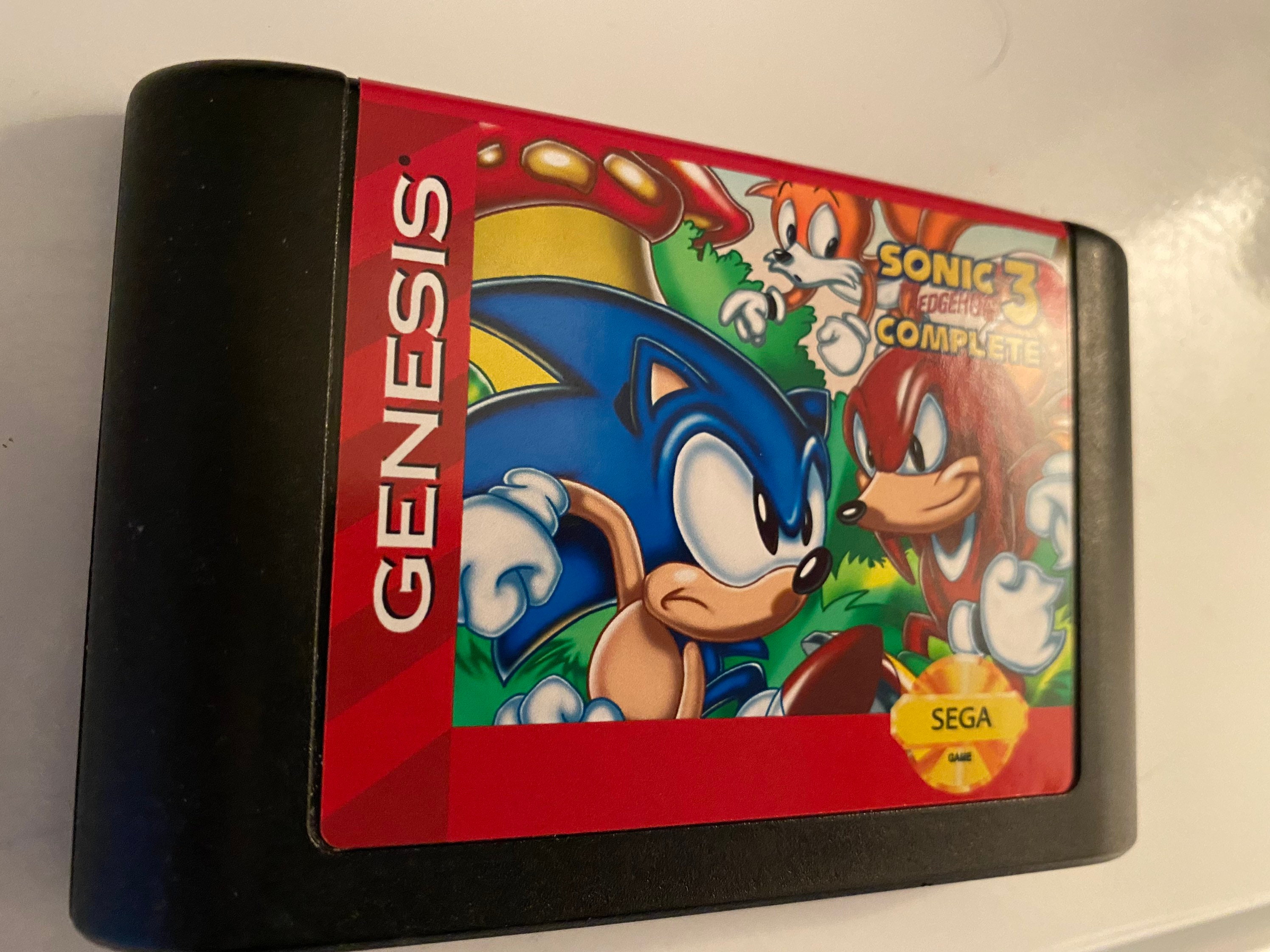 Sonic 3 completo para Sega Genesis Etsy