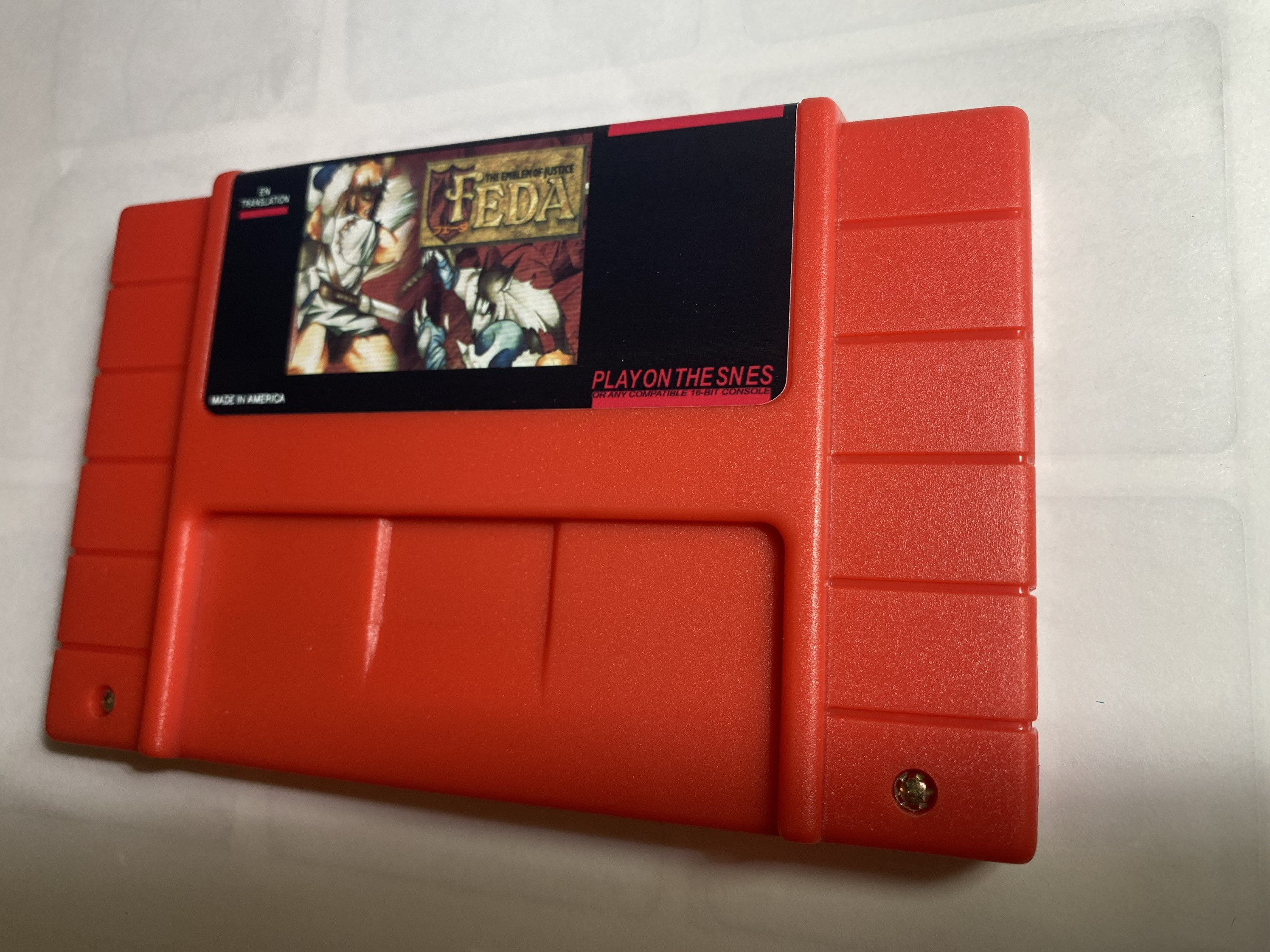 FEDA正義の紋章 FEDA: 正義の紋章 - スーパーファミコン SNES NTSC 英語版