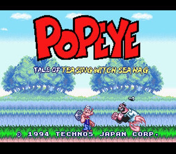 SFC]ポパイ(POPEYE) いじわる魔女シーハッグの巻