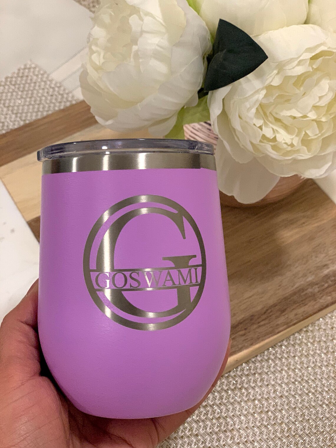 Personalized Laser Engraved Tumbler 12 OZ Etsy