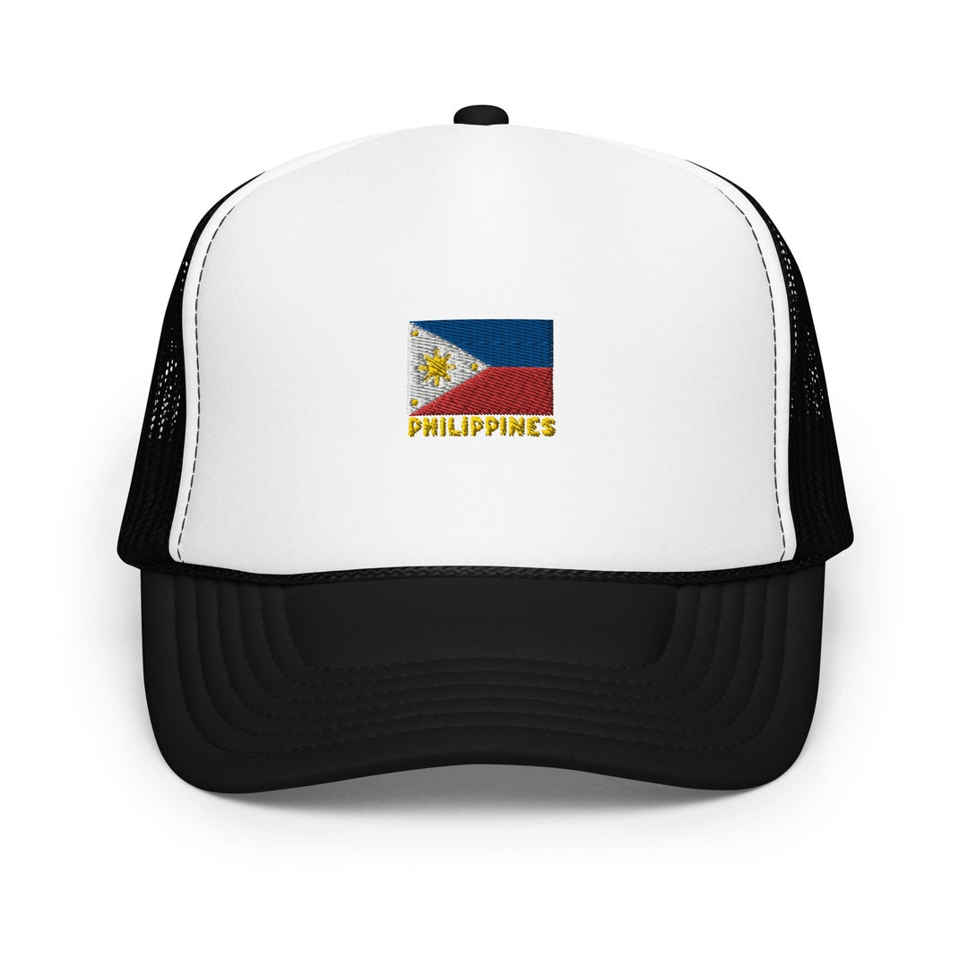 Philippines Flag Foam Trucker Hat/ Philippine Hat/ Filipino Hat Gift