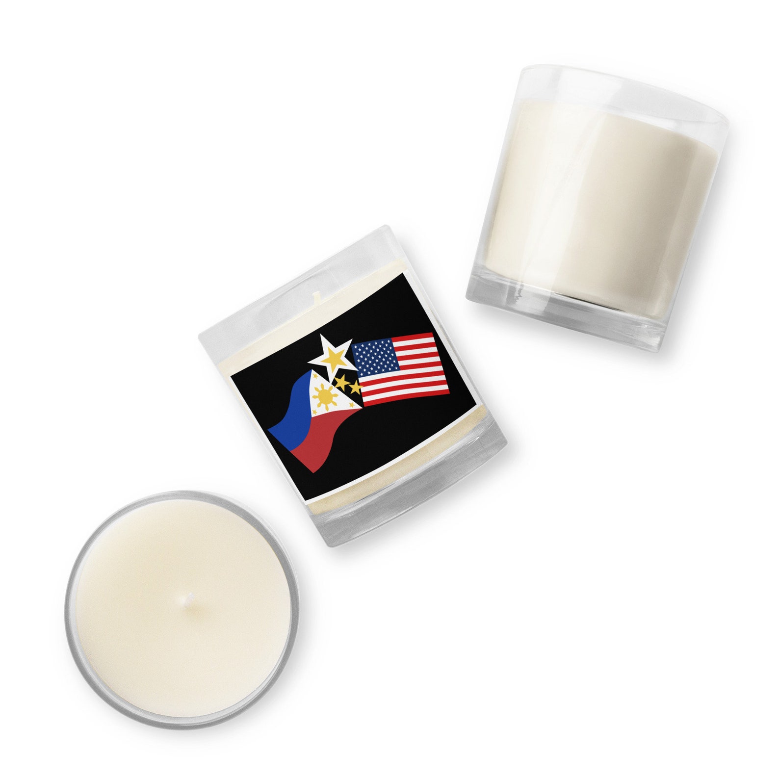 Filipino American Candle/ Filipino Pride Glass Jar Soy Wax Etsy