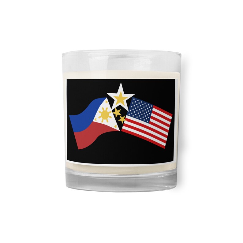 Filipino American Candle/ Filipino Pride Glass Jar Soy Wax Etsy