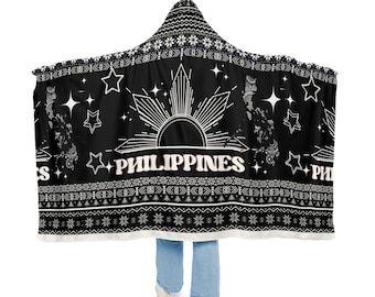 Snuggle Blanket Philippines star silhouette blanket/ Filipino snuggle blanket/ Filipino gifts/ Philippines snuggle blanket unique gifts