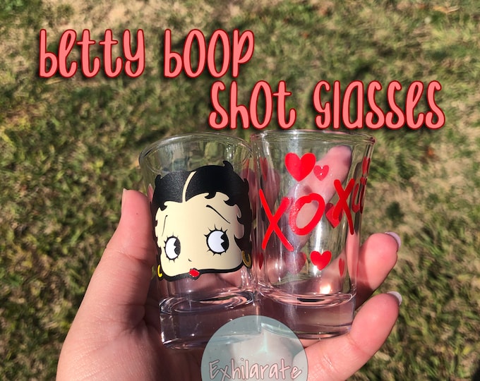 Betty Boop Shot Glasses