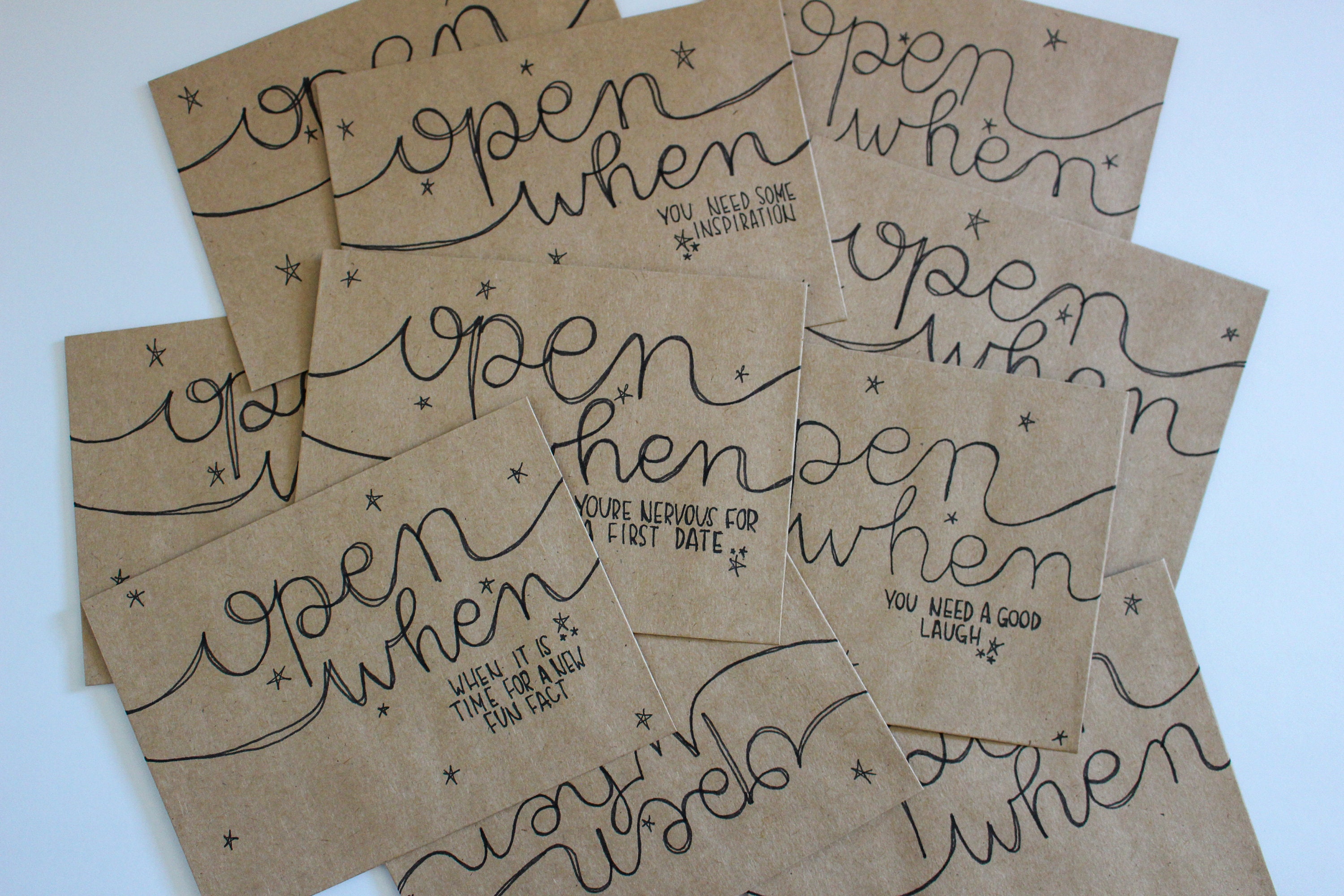 Open When Envelopes Thoughtful Home Made Gift College Gift | Etsy
