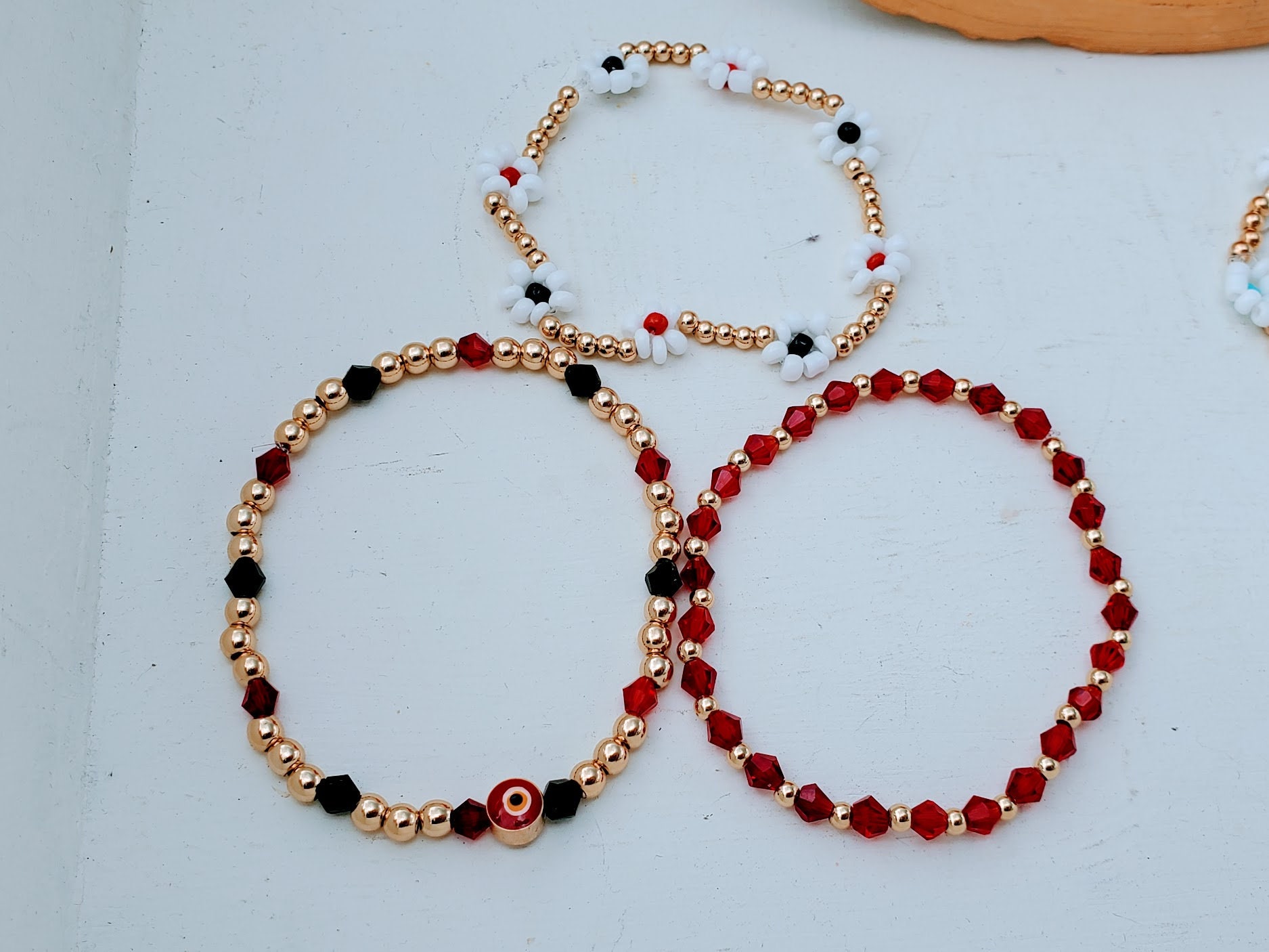 5PCS, Turkish Crystal Eye Bead Bracelets for Women Jewelry Trendy