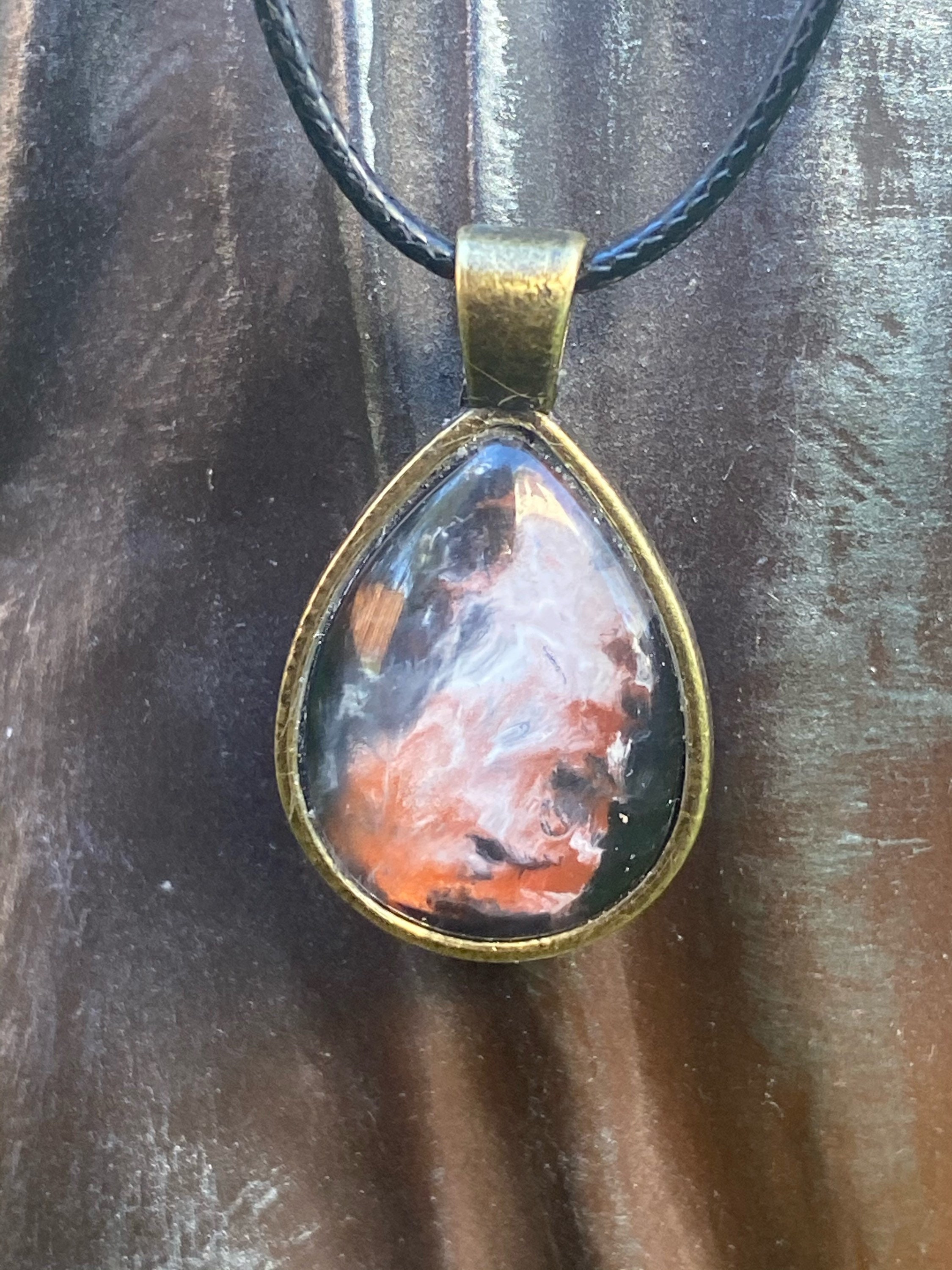 Cabochon 30 Mm Pendent With 20 Inch Necklace | Etsy