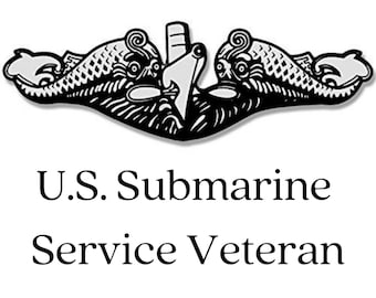 Engraved Insulated Tumbler - &#39;Navy Submarine Veteran&#39;  (Engraved on your choice of insulated tumbler or Glass Pilsner)