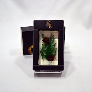2.9&quot; Flower Bug Cuboid Paperweight