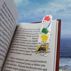 Beautiful Bookmark with Princess until Wizard