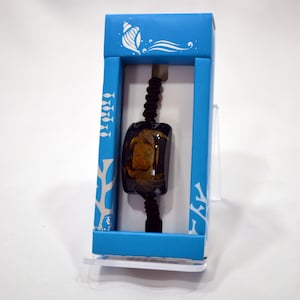 Black Resin Crab Bracelet