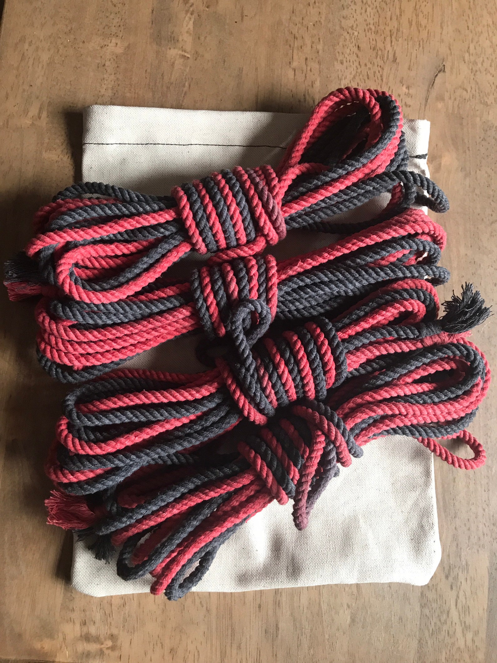 Shibari Kimbaku Jute Hemp hand dyed Rope Kink BDSM Bondage Etsy