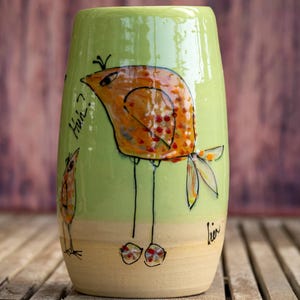 Decoratieve vaas van keramiek, keramische vaas