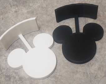 1&quot; Mouse Ear Wall Hook, Mouse Ear Display, Headband Hanger, Headband Display, Ear Wall Hanger 3D Printed
