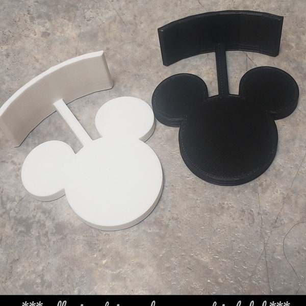 1" Mouse Ear Wall Hook, Mouse Ear Display, Headband Hanger, Headband Display, Ear Wall Hanger 3D Printed